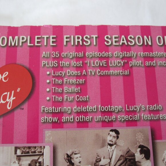 DVD TV Series Set: I Love Lucy- complete 1st Season, all NEW / Sealed - Picture 4 of 4